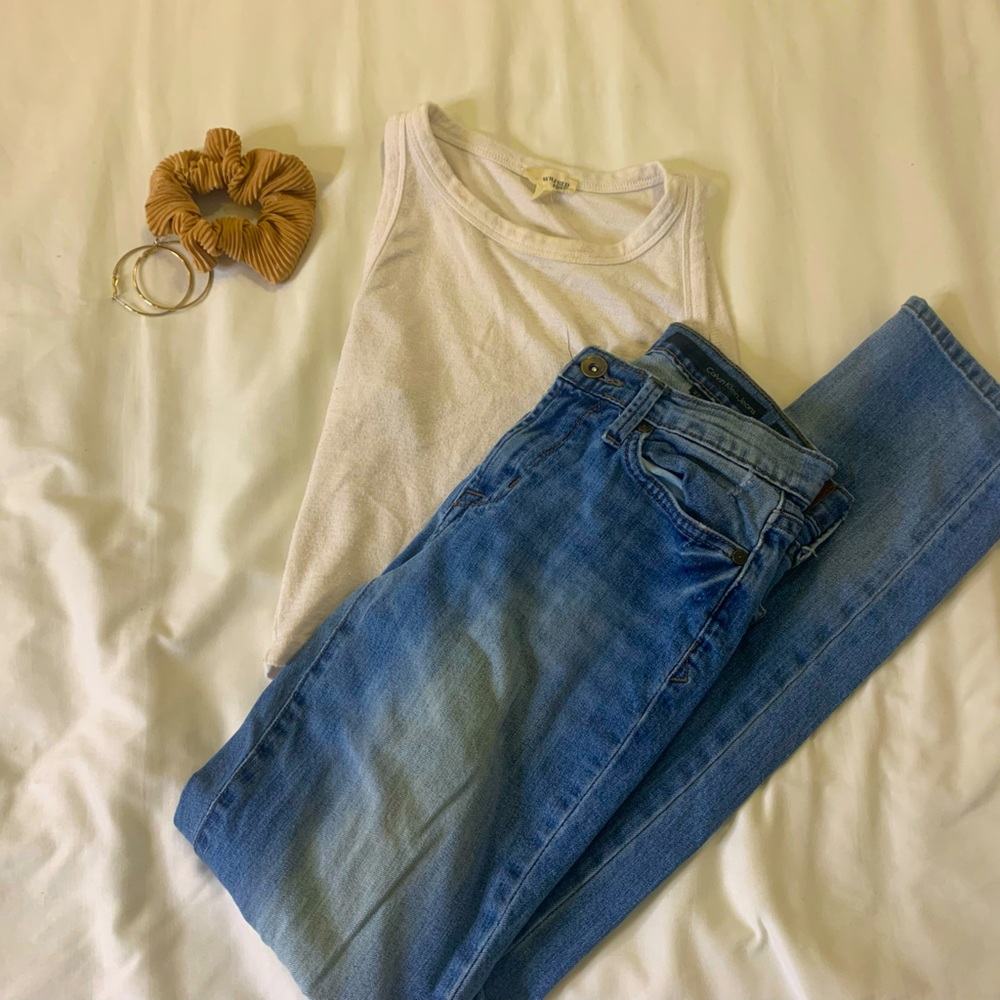 Wilfred free white muscle tank top